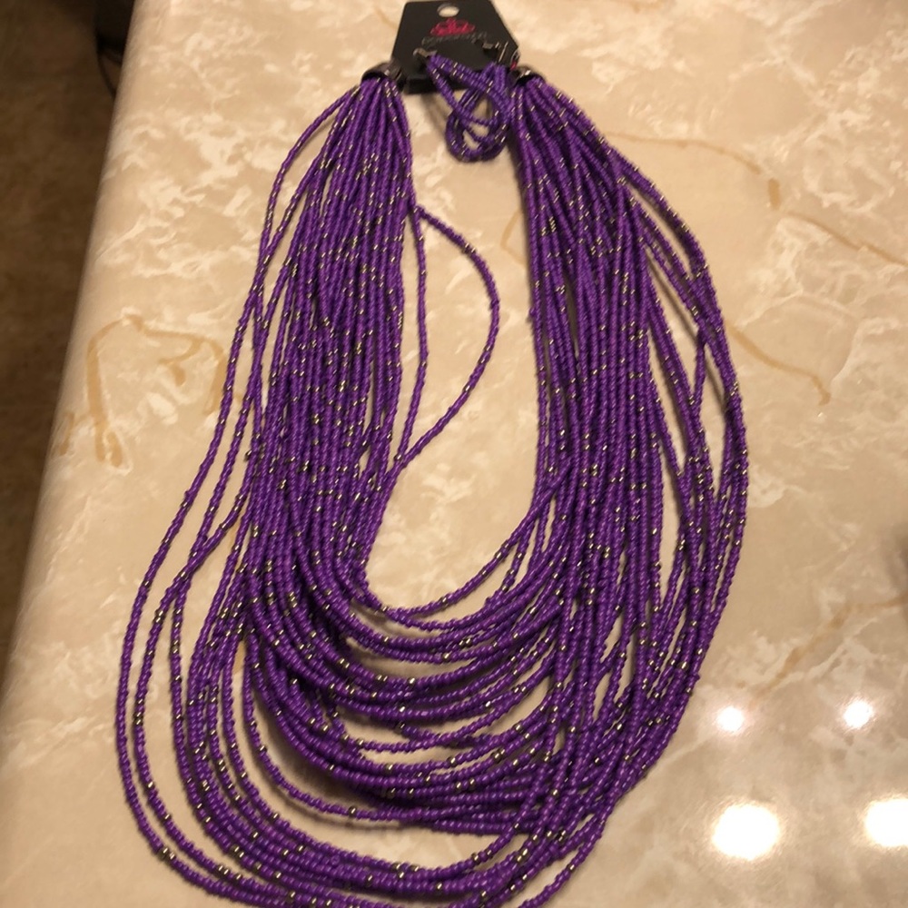 Stylish purple/silver set